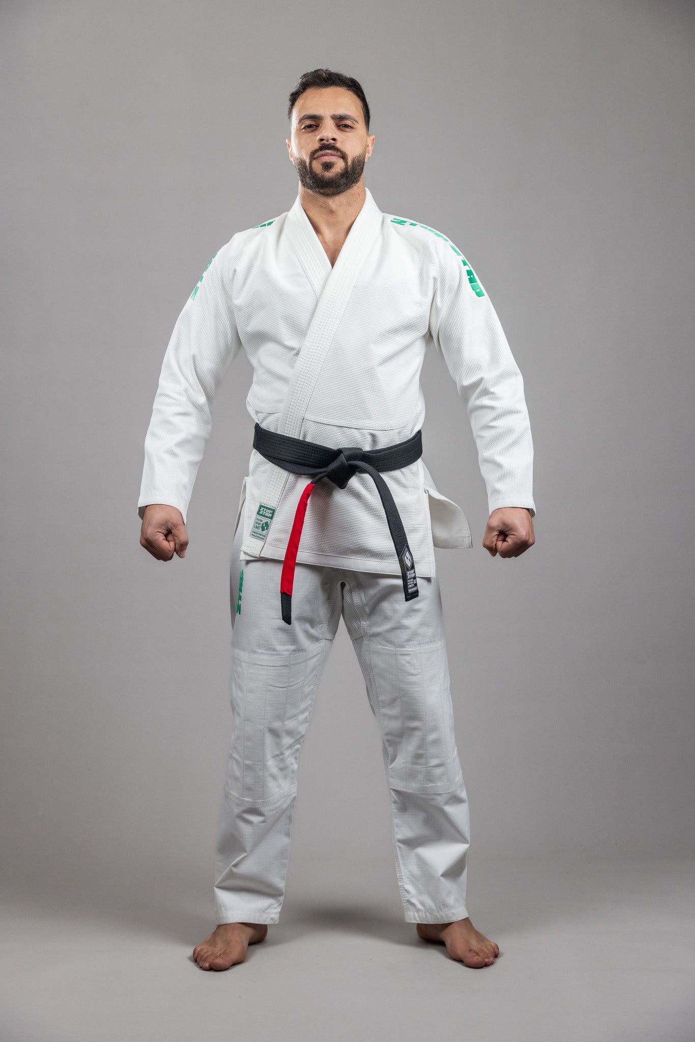 JordanHeritage450' BJJ Uniform White Green