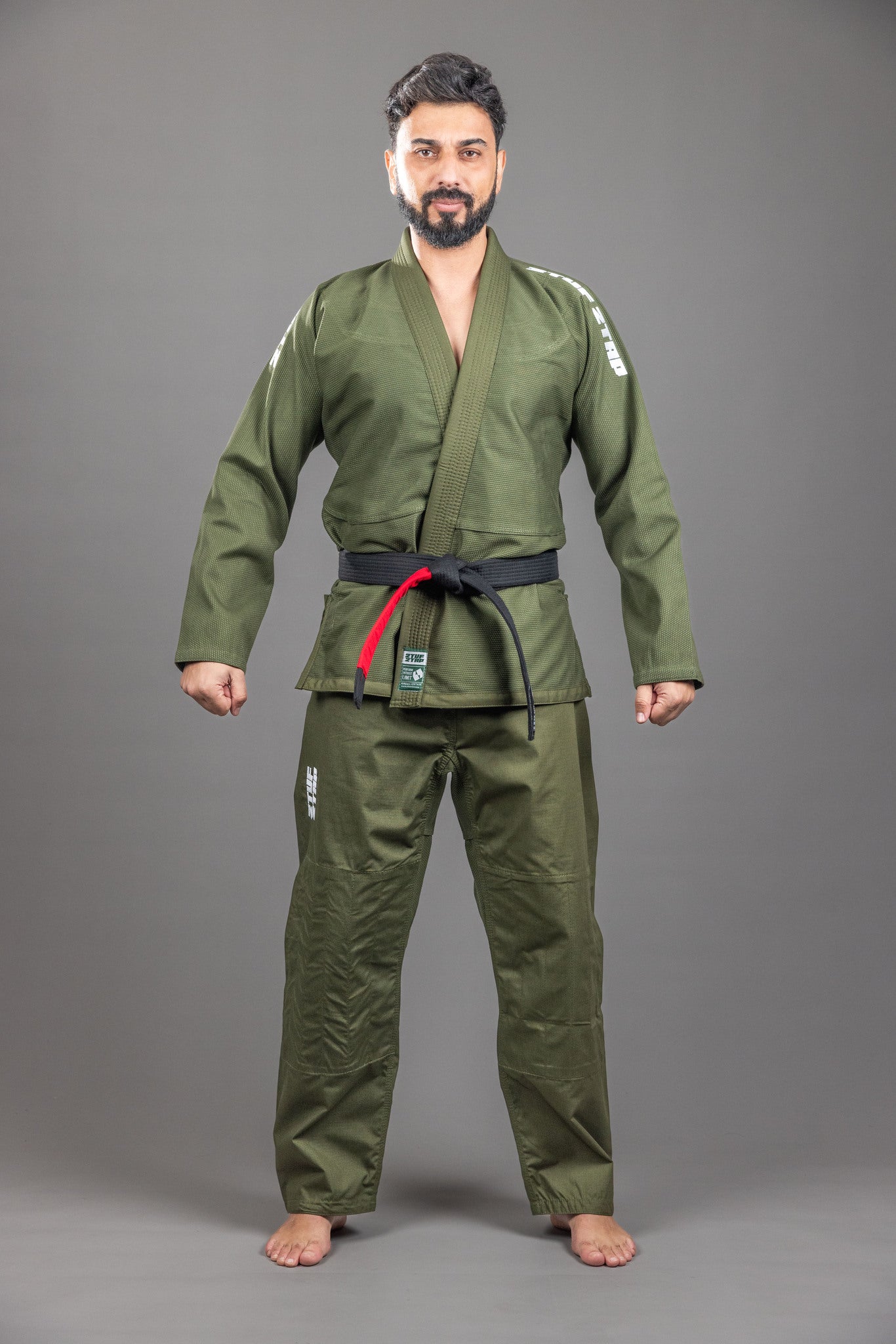 JordanHeritage450' BJJ Uniform OliveGreen White JordanHeritage450' BJJ Uniform OliveGreen White