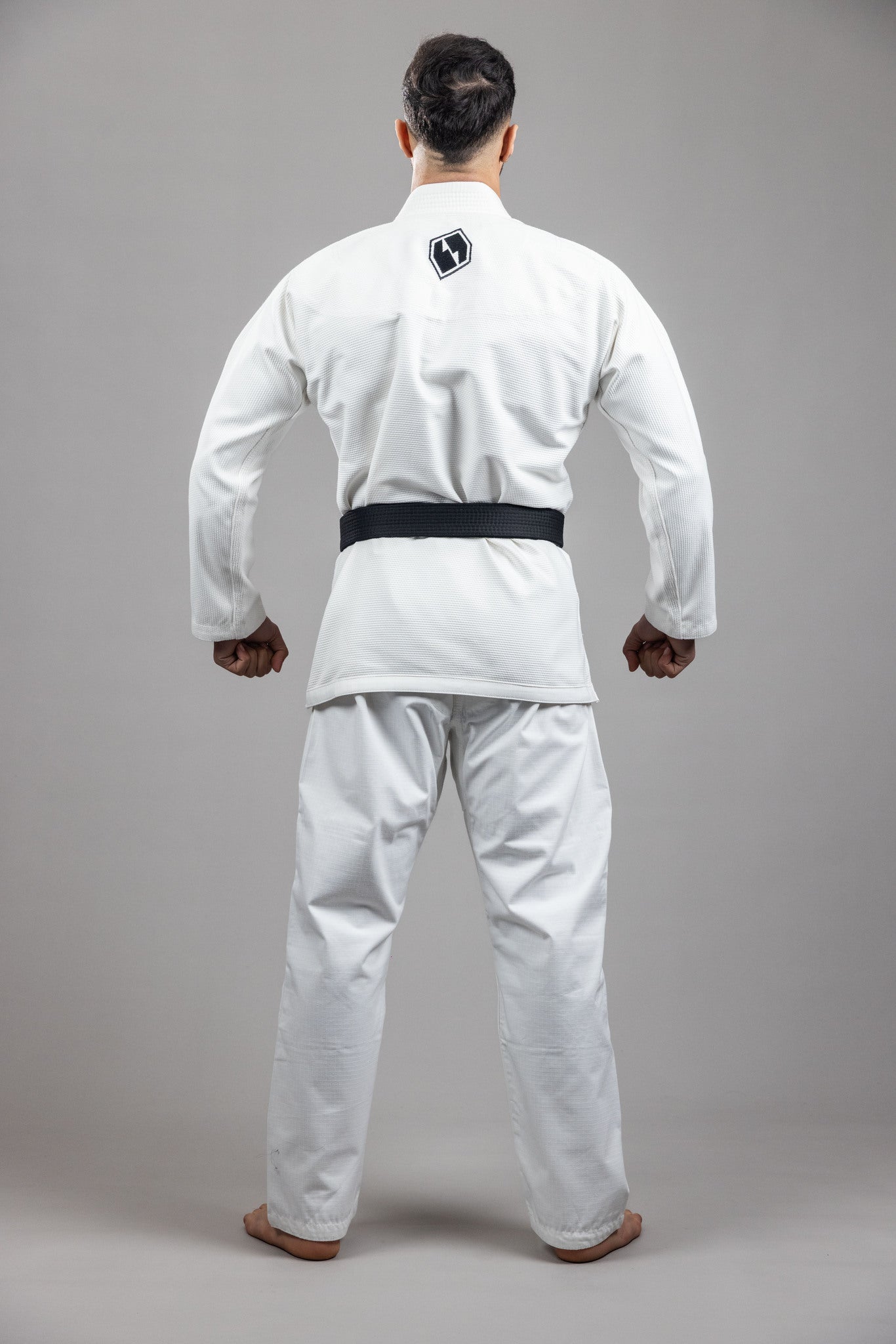 FirstLine' BJJ Uniform White Black FirstLine' BJJ Uniform White Black