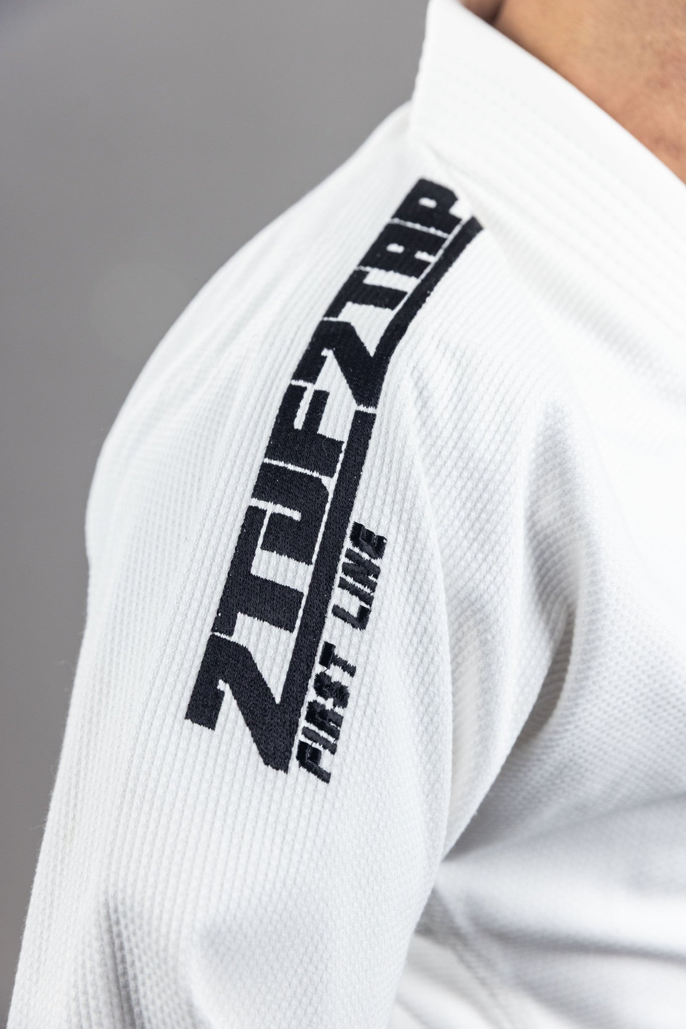 FirstLine' BJJ Uniform White Black FirstLine' BJJ Uniform White Black