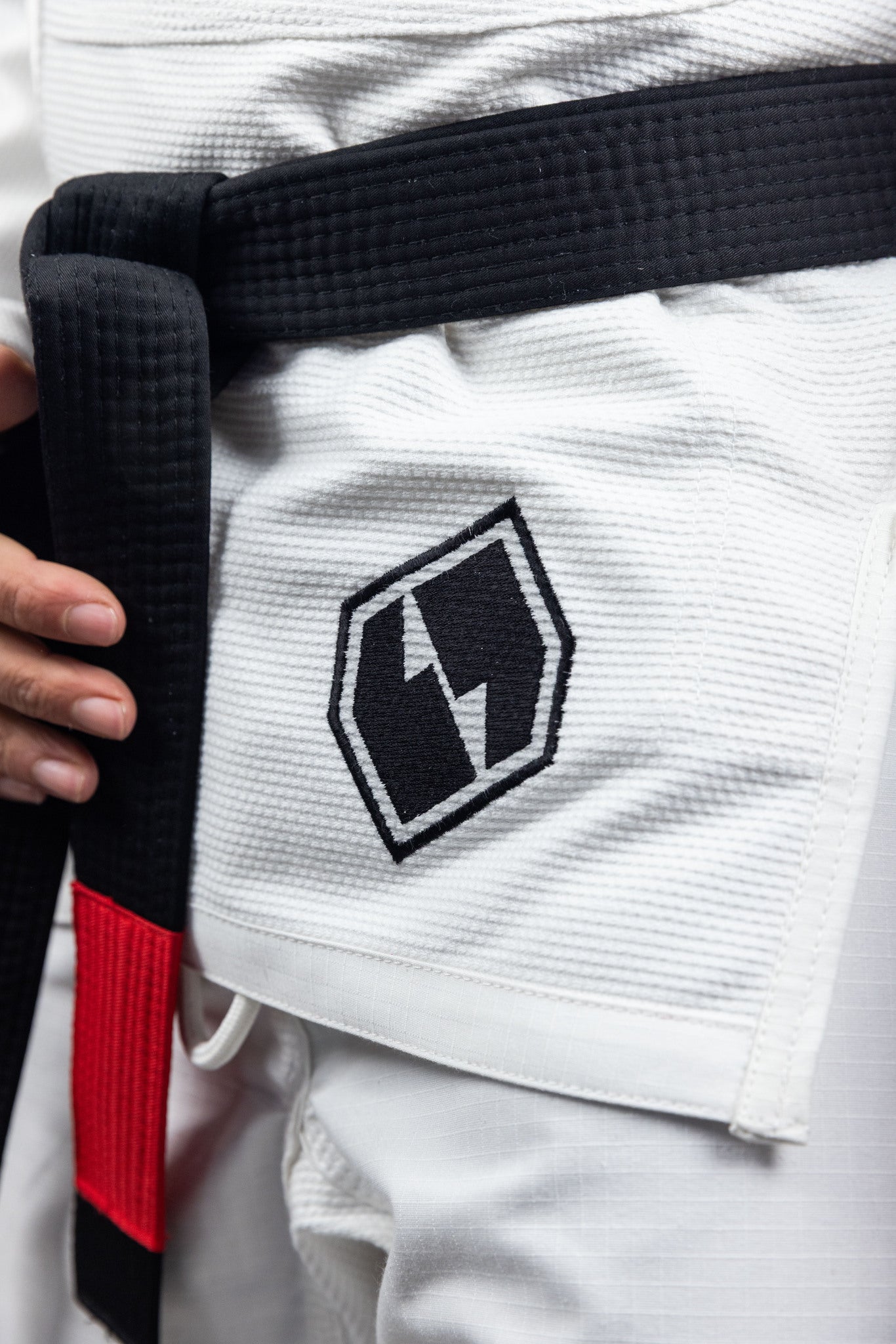 FirstLine' BJJ Uniform White Black FirstLine' BJJ Uniform White Black