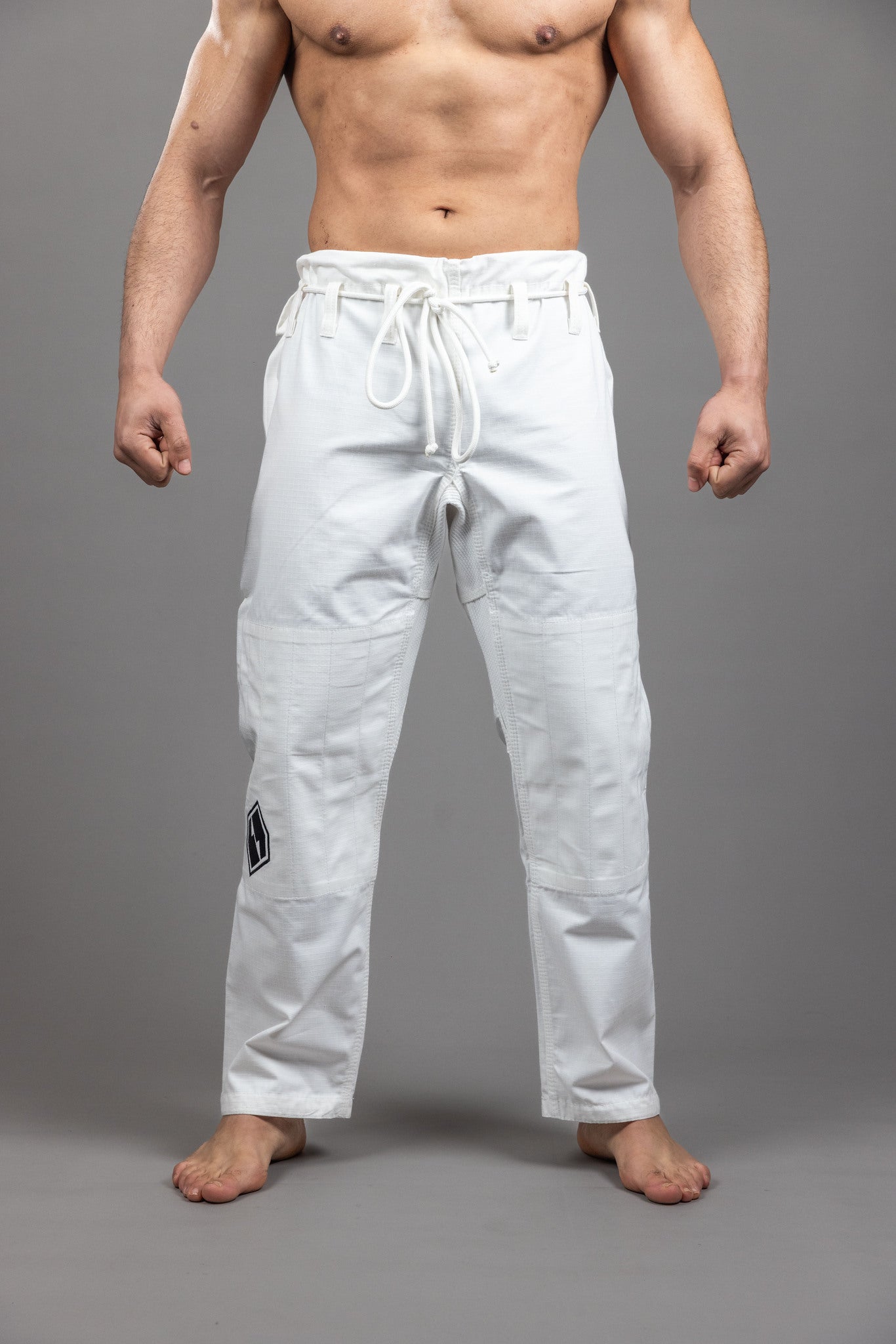 FirstLine' BJJ Uniform White Black FirstLine' BJJ Uniform White Black