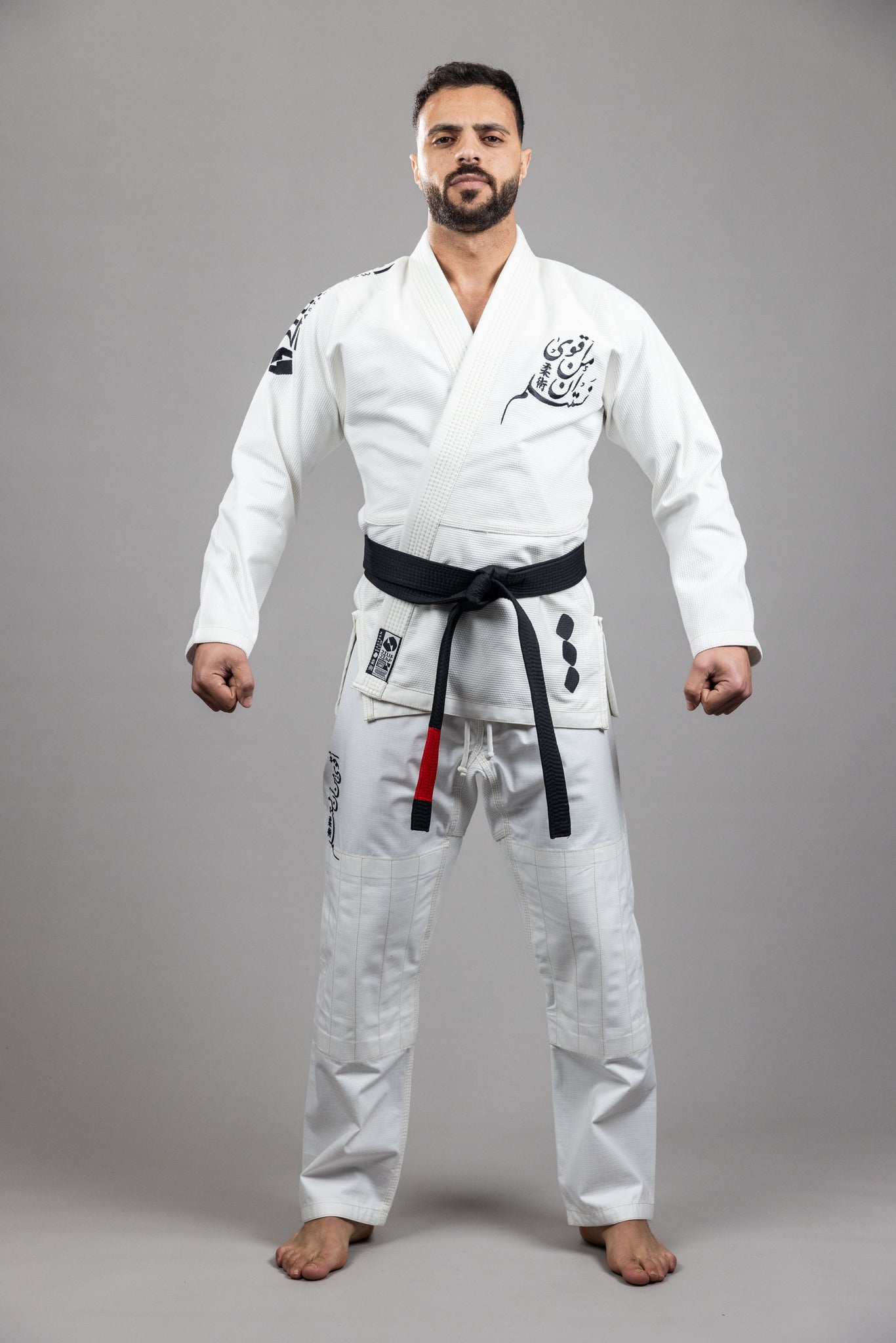 EasternFlow' BJJ Uniform white Black EasternFlow' BJJ Uniform white Black
