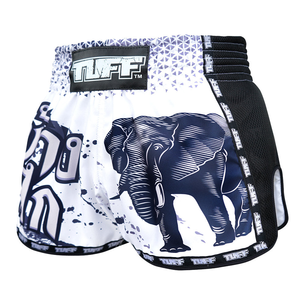 'White War Elephant' Muay Short 'White War Elephant' Muay Short