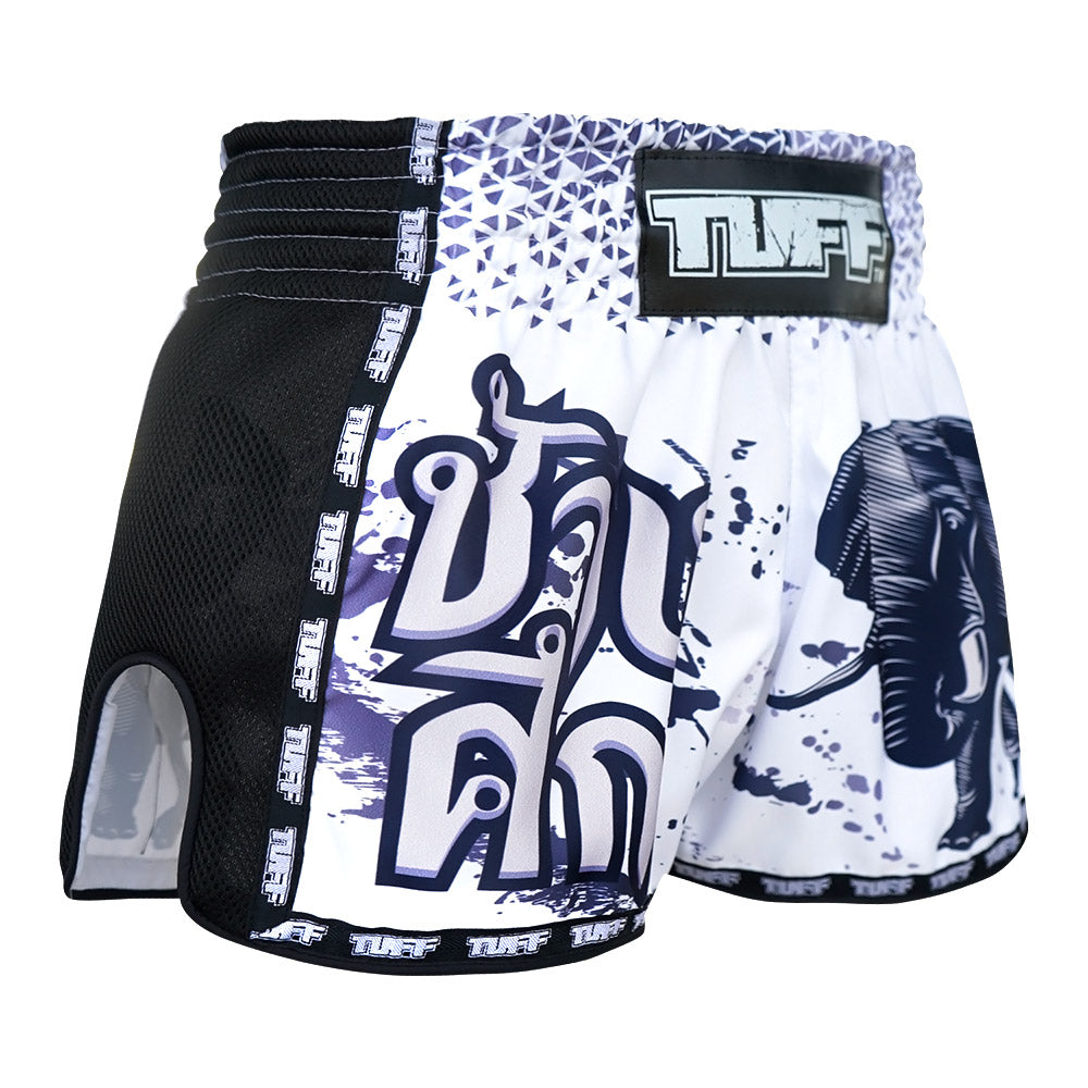 'White War Elephant' Muay Short 'White War Elephant' Muay Short