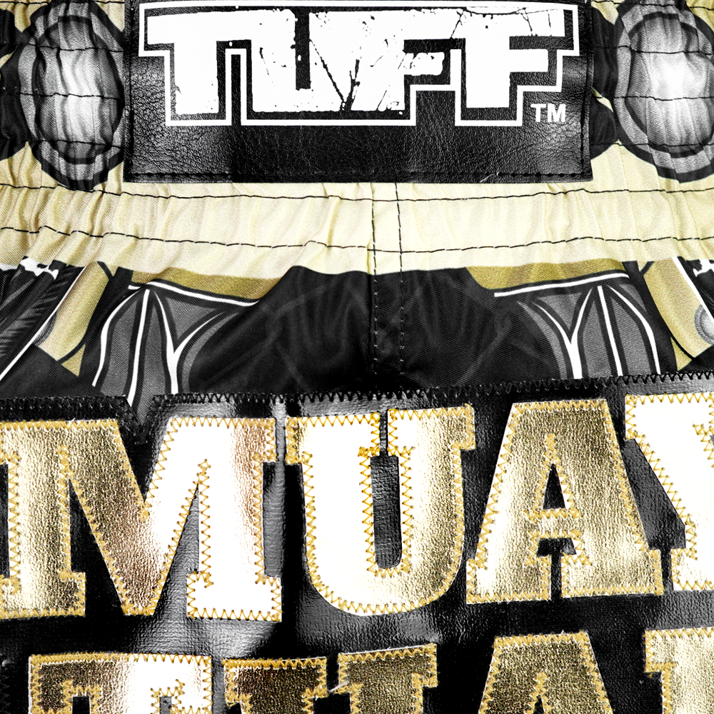'Golden Gladiator In Black22' Muay Short 'Golden Gladiator In Black22' Muay Short