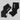 'Pro-Fit' Ankle Supporting Pads - Black/White 2TUF2TAP