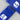 'Pro-Fit' Elbow/Knee Supporting Pads - Blue/White 2TUF2TAP