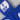 'Pro-Fit' Training Shin Instep Guards - Blue/White 2TUF2TAP