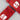 'Pro-Fit' Elbow/Knee Supporting Pads - Red/White 2TUF2TAP