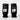 'Pro-Fit' Elbow/Knee Supporting Pads - Black/White 2TUF2TAP