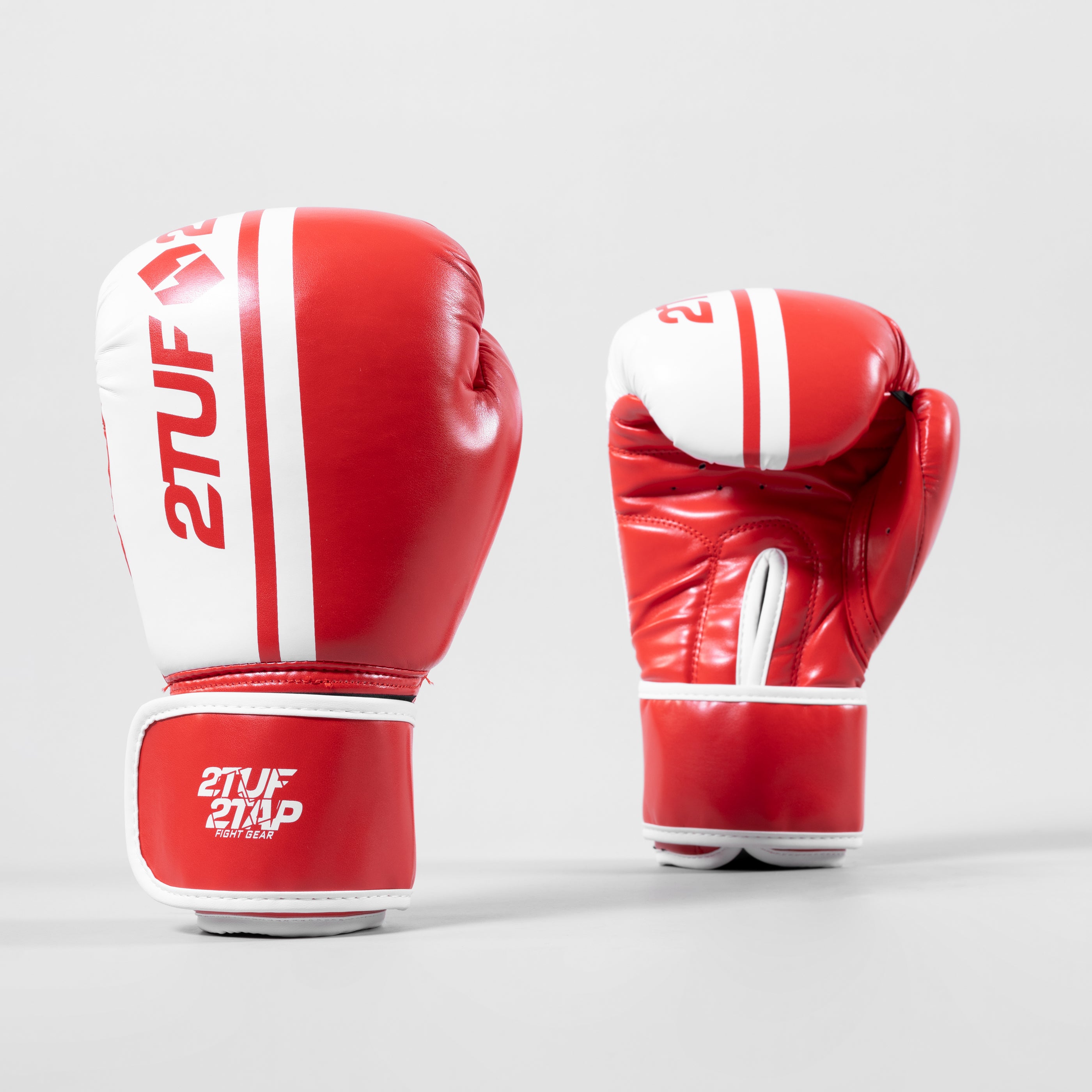 'Hit' Boxing Gloves - Red/White 2TUF2TAP