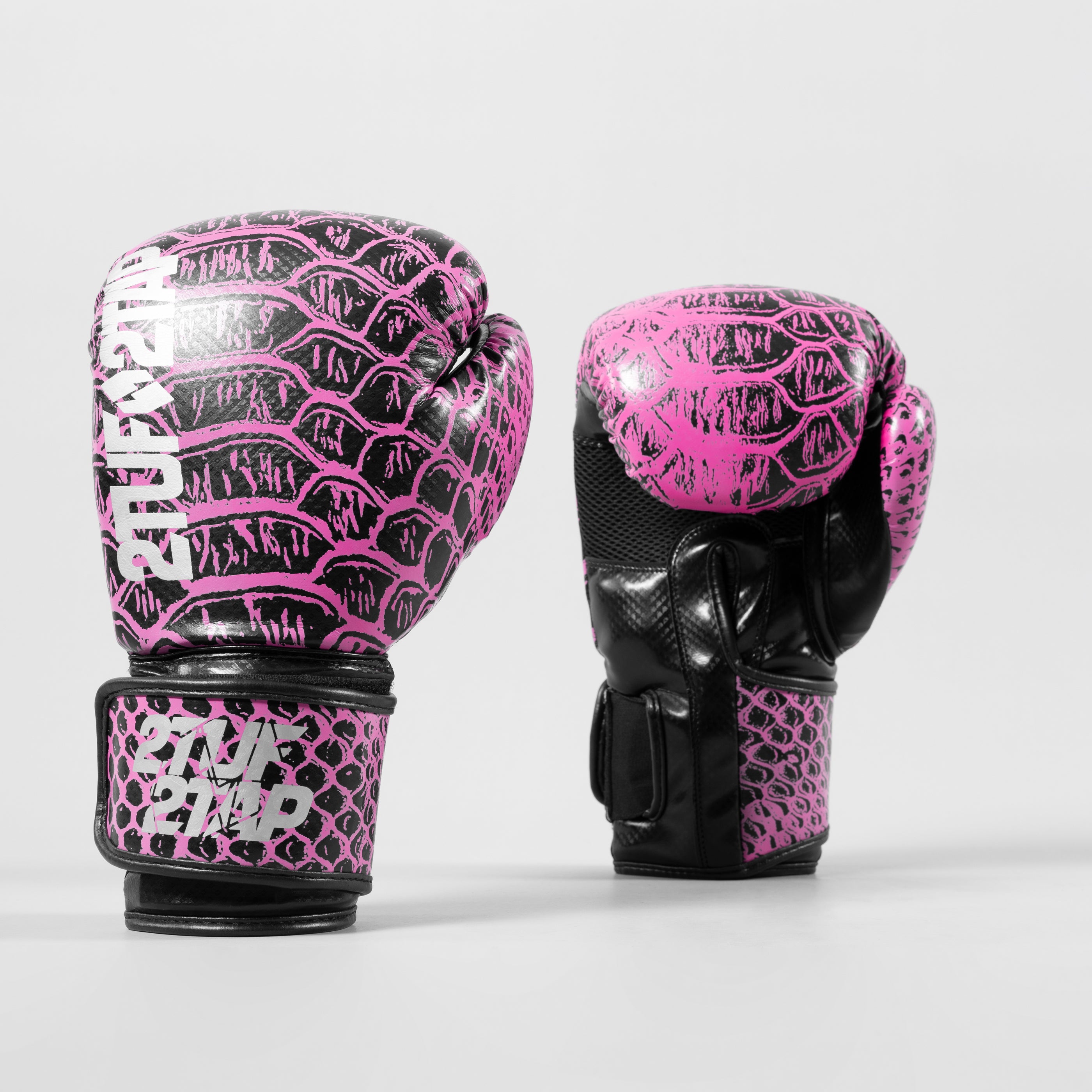 'Hydra' Boxing Gloves - Pink/White 2TUF2TAP