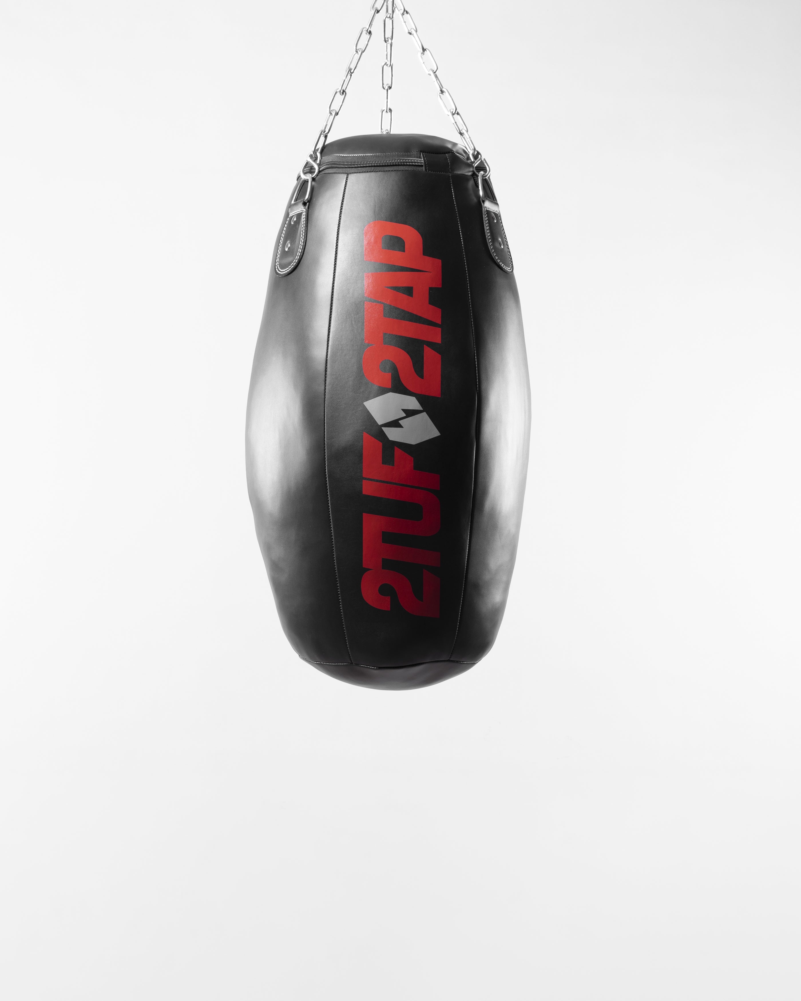 'Slash' Teardrop Punching Bag - Black/Red 2TUF2TAP