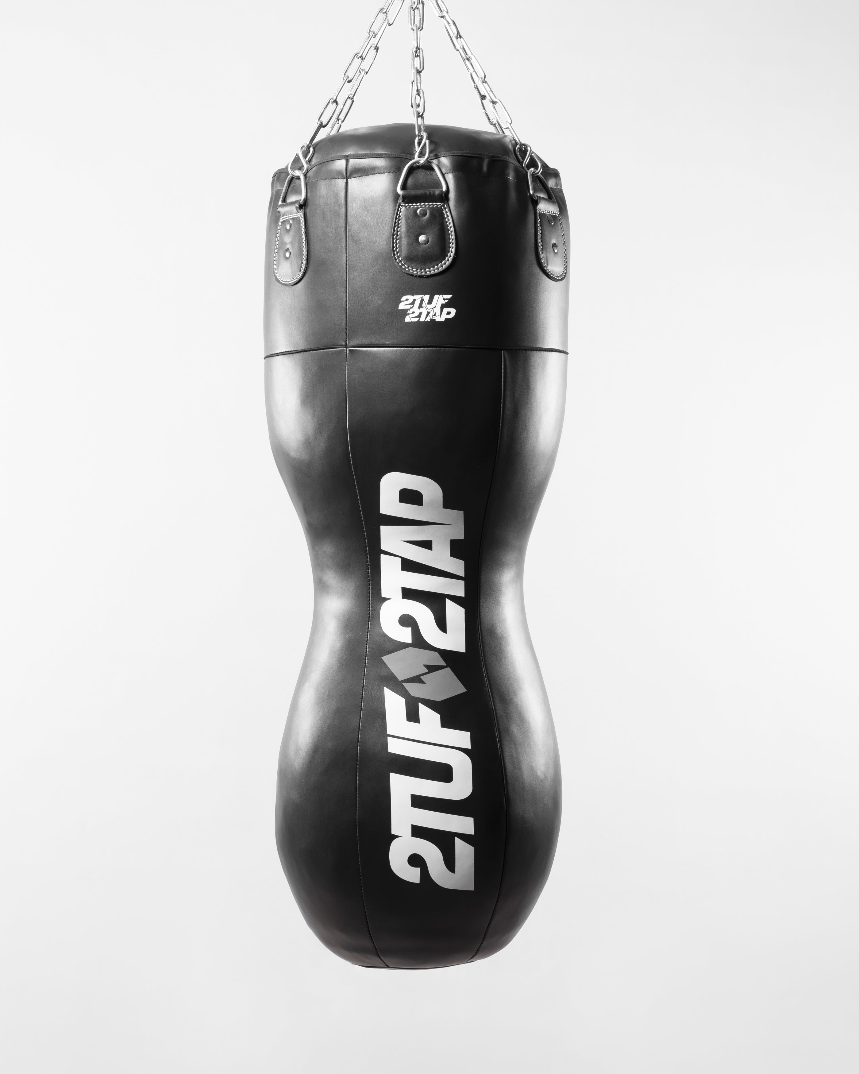 'Slash' Angle Punching Bag - Black/White 2TUF2TAP