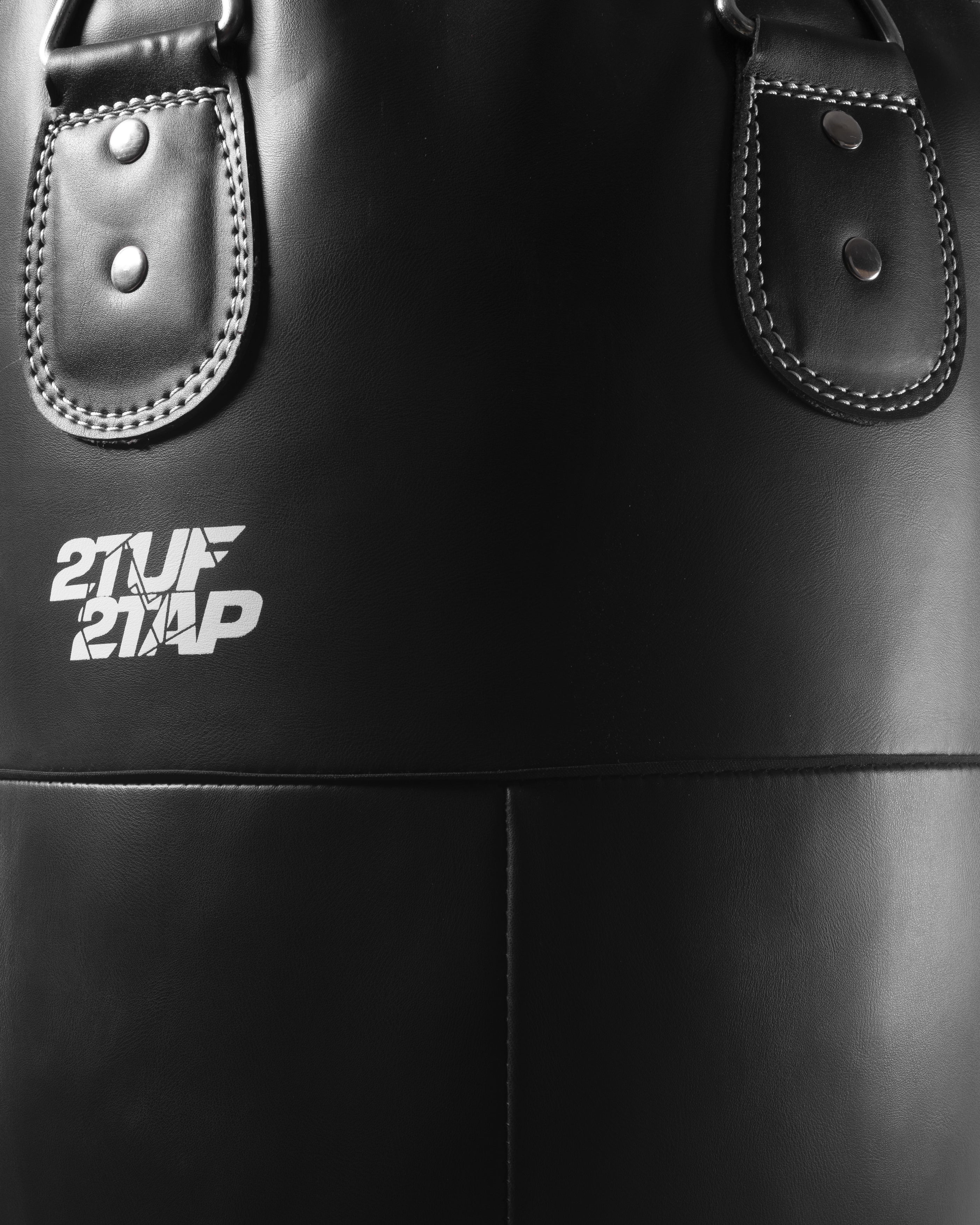 'Slash' Angle Punching Bag - Black/White 2TUF2TAP