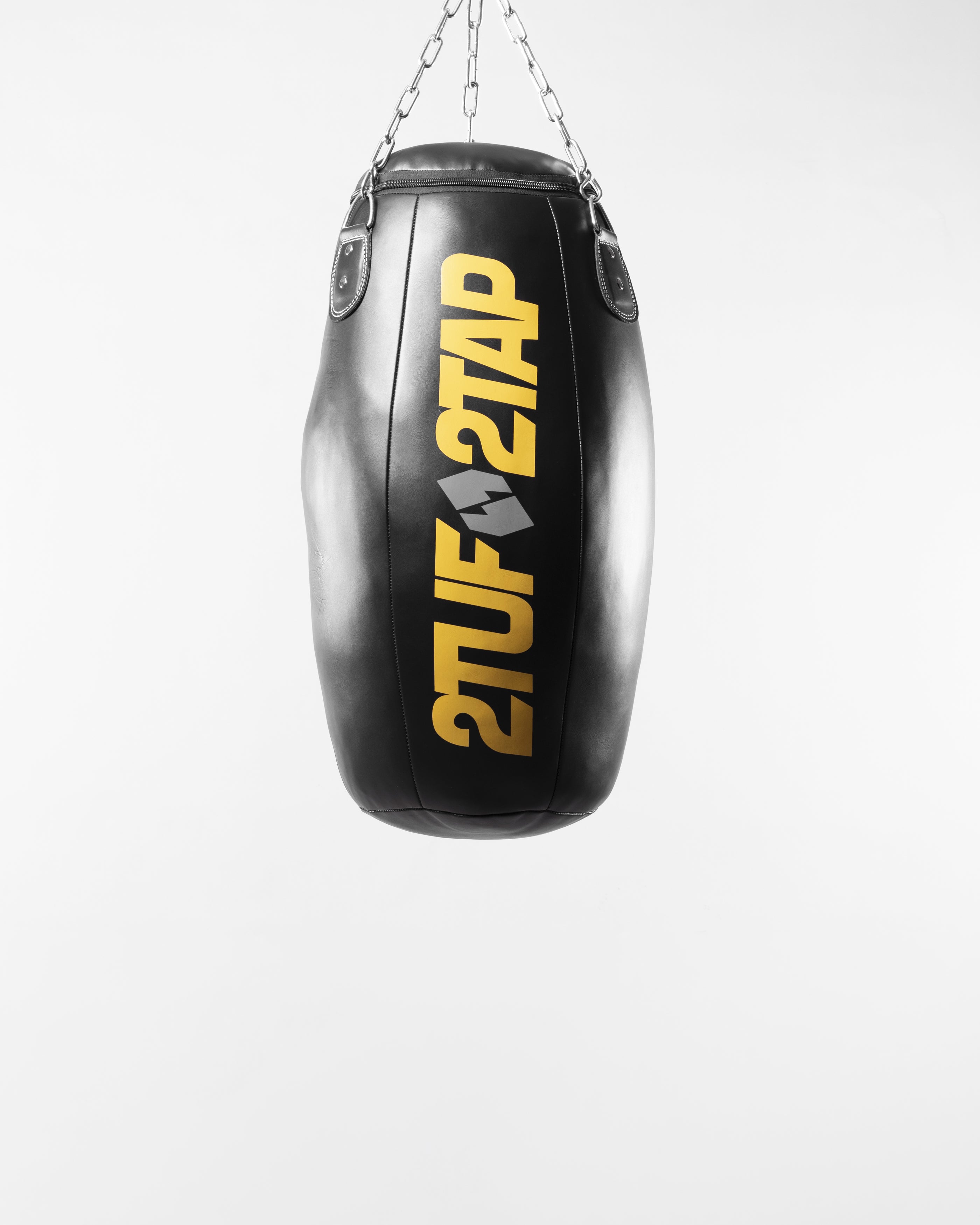 'Slash' Teardrop Punching Bag - Black/Yellow 2TUF2TAP