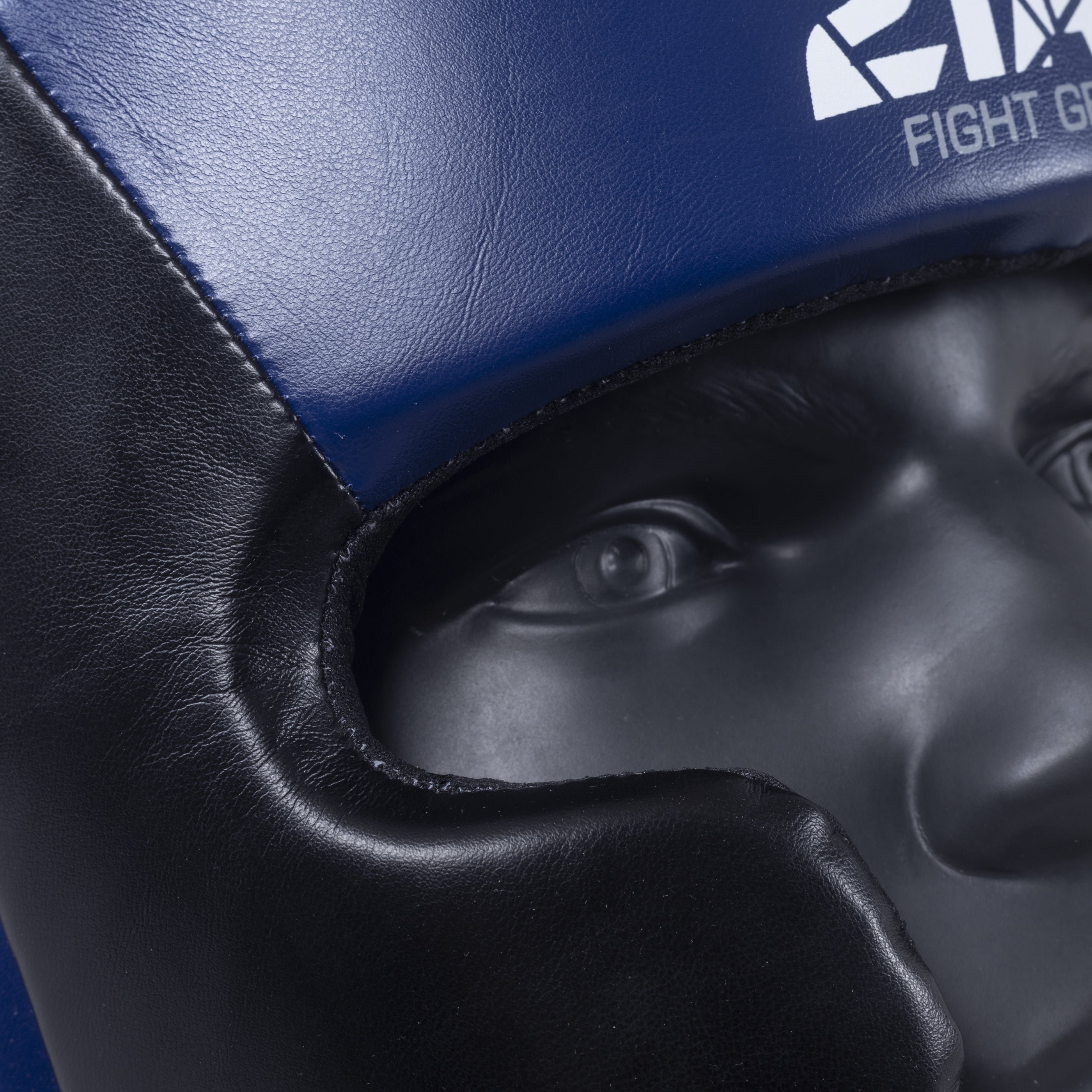 'Vintage' Headguard - Black/Navy 2TUF2TAP