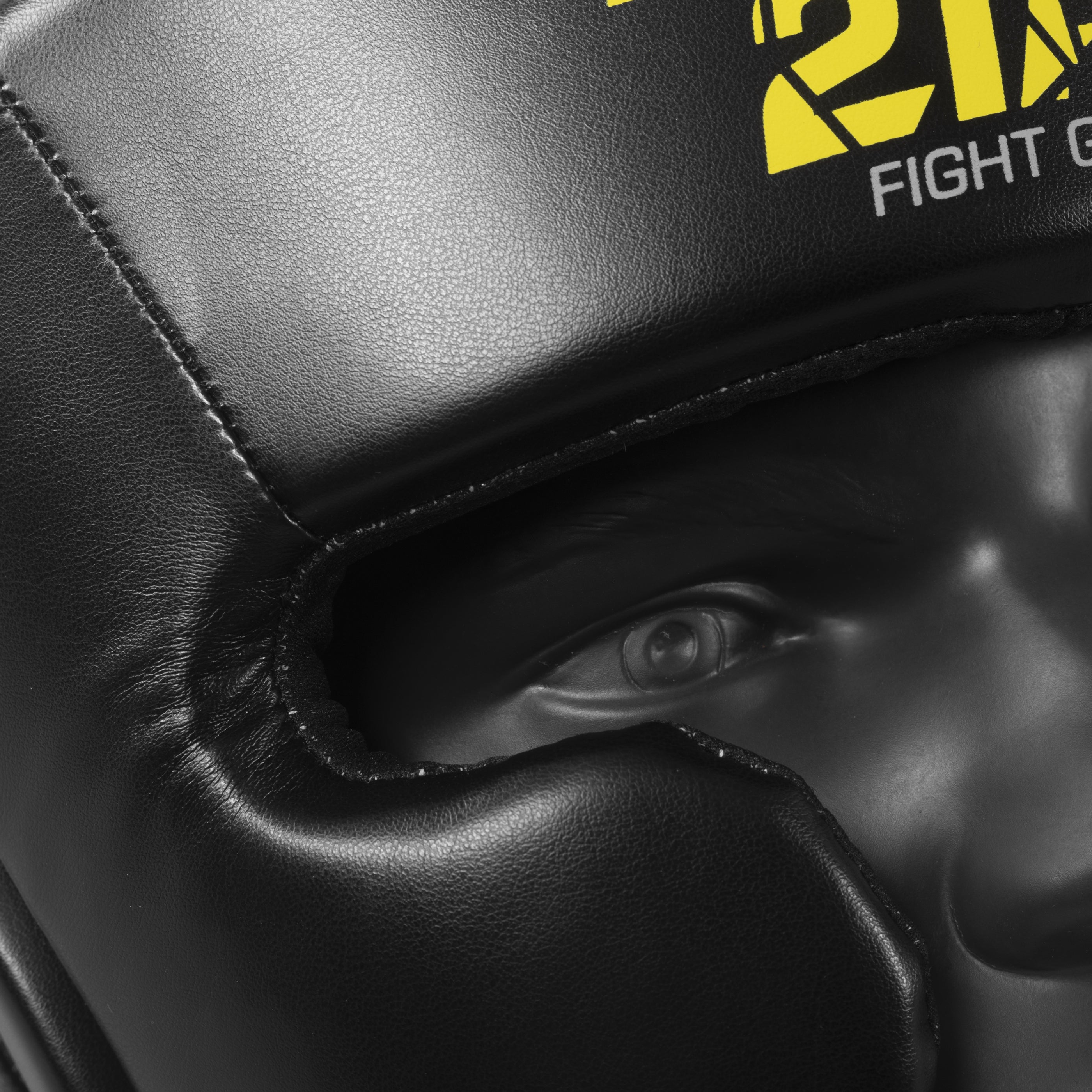 'Vintage' Headguard - Black/Black 2TUF2TAP