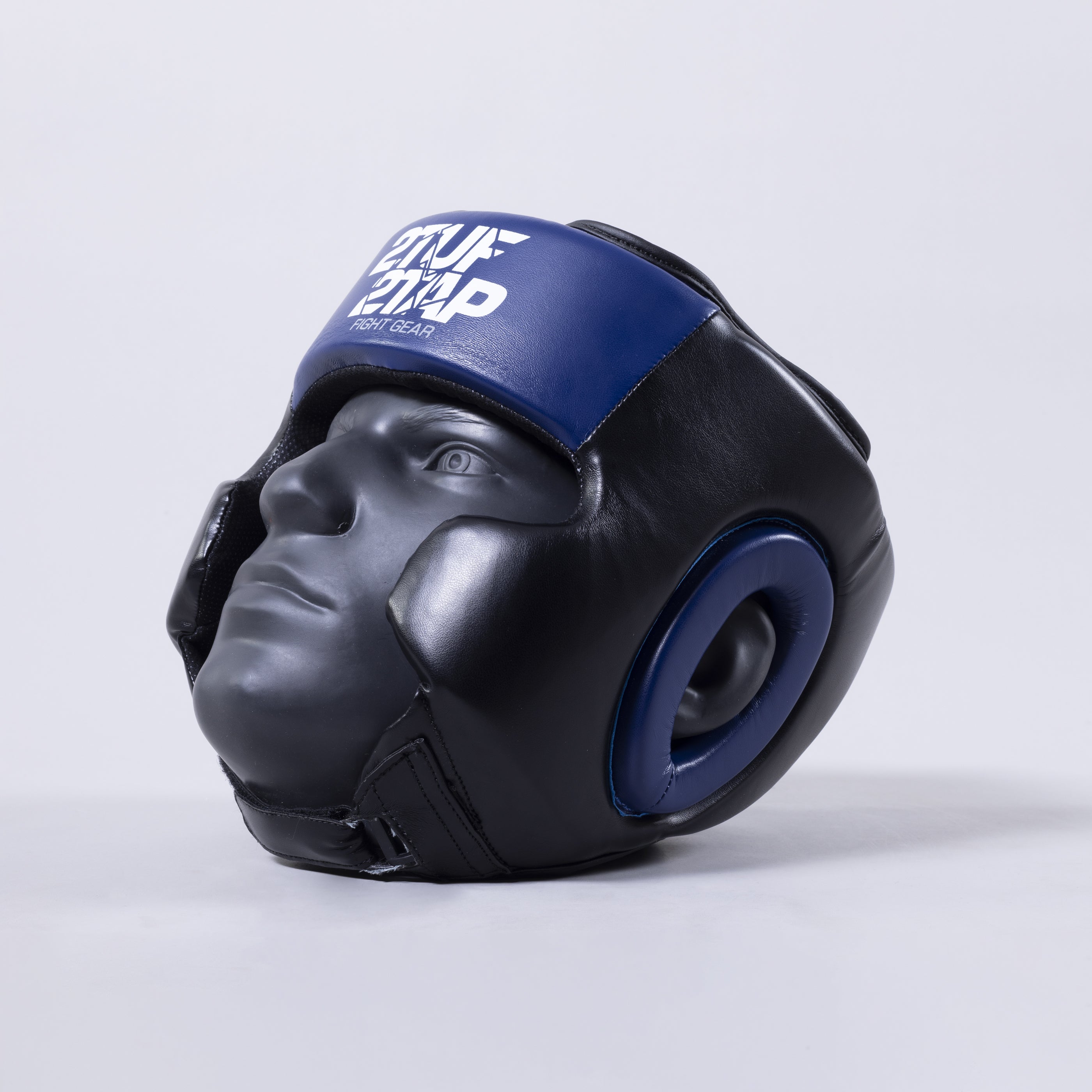 'Vintage' Headguard - Black/Navy 2TUF2TAP