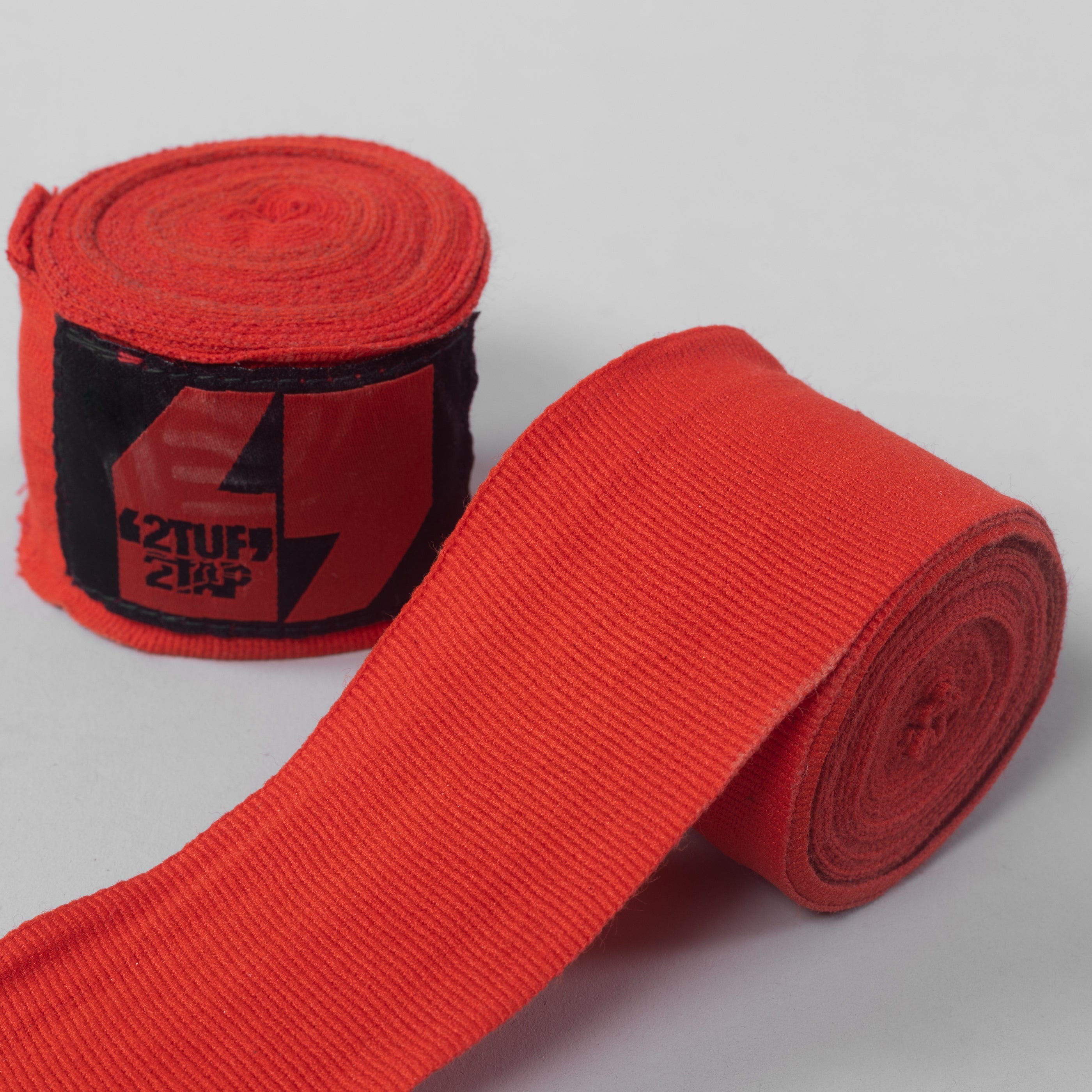 'Strykr' Boxing Hand Wraps - Red/Black 2TUF2TAP