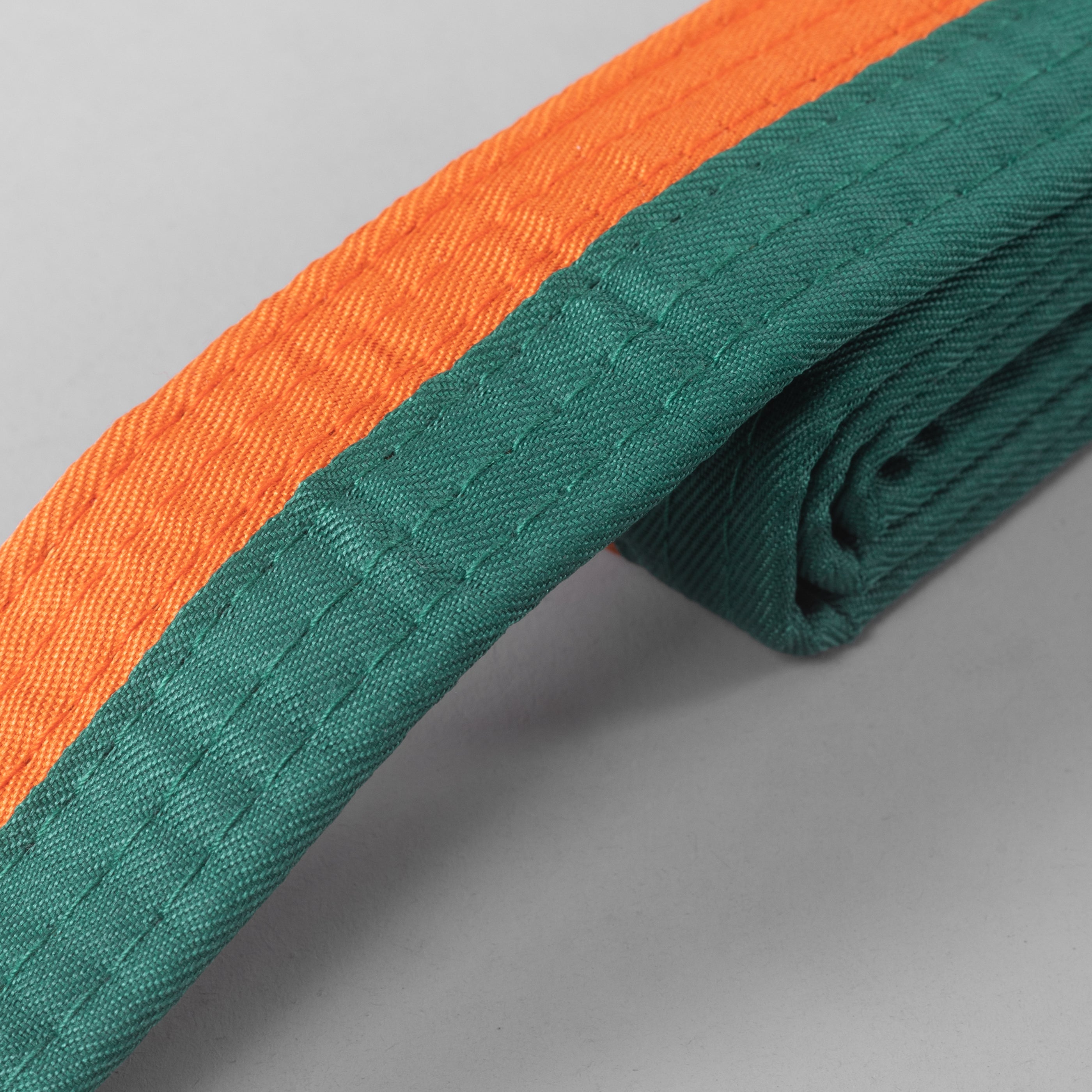 'Rival' Martial Arts Belt | Orange - Green 2TUF2TAP