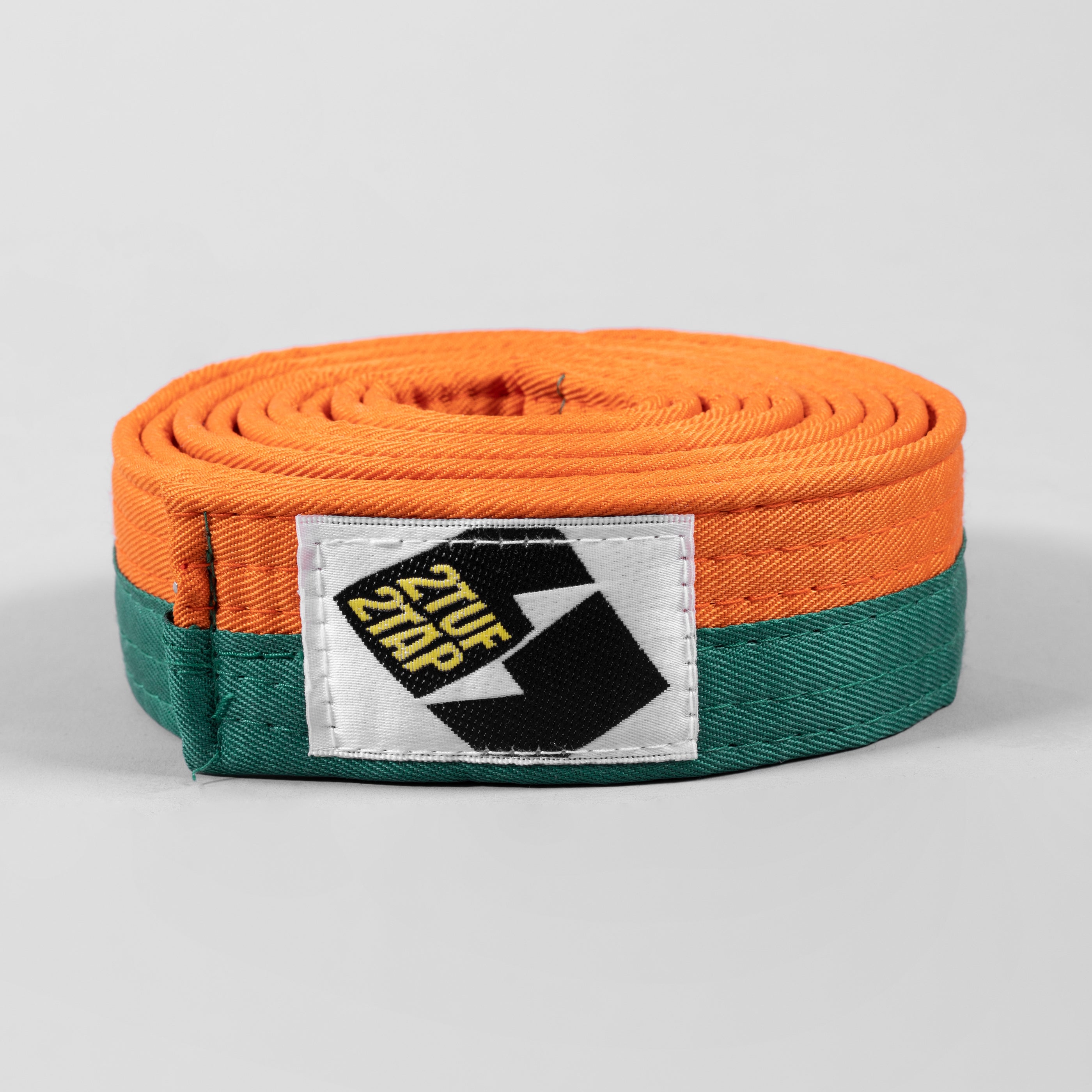 'Rival' Martial Arts Belt | Orange - Green 2TUF2TAP
