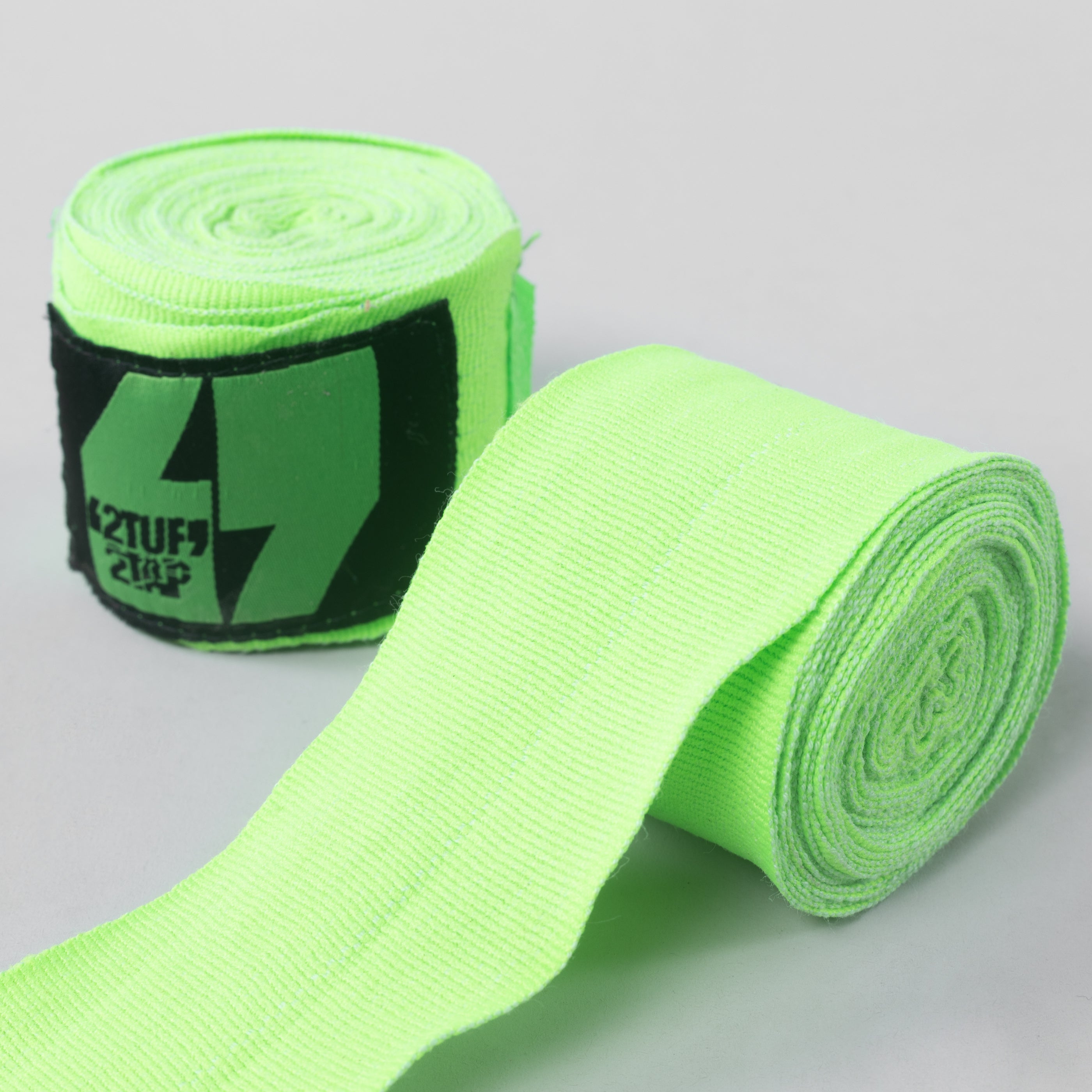 'Strykr' Boxing Hand Wraps - Green/Black 2TUF2TAP