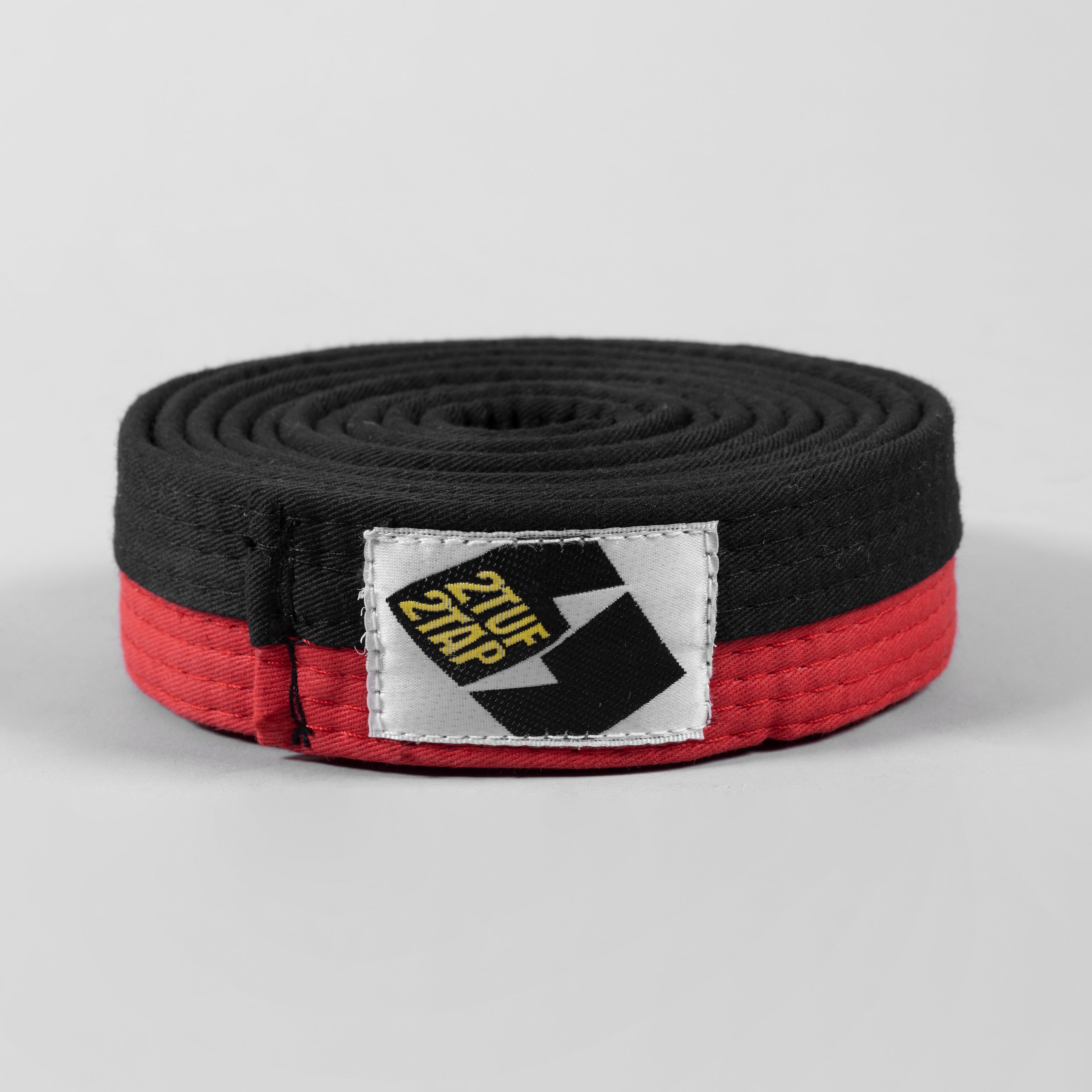 'Rival' Martial Arts Belt | Black - Red 2TUF2TAP