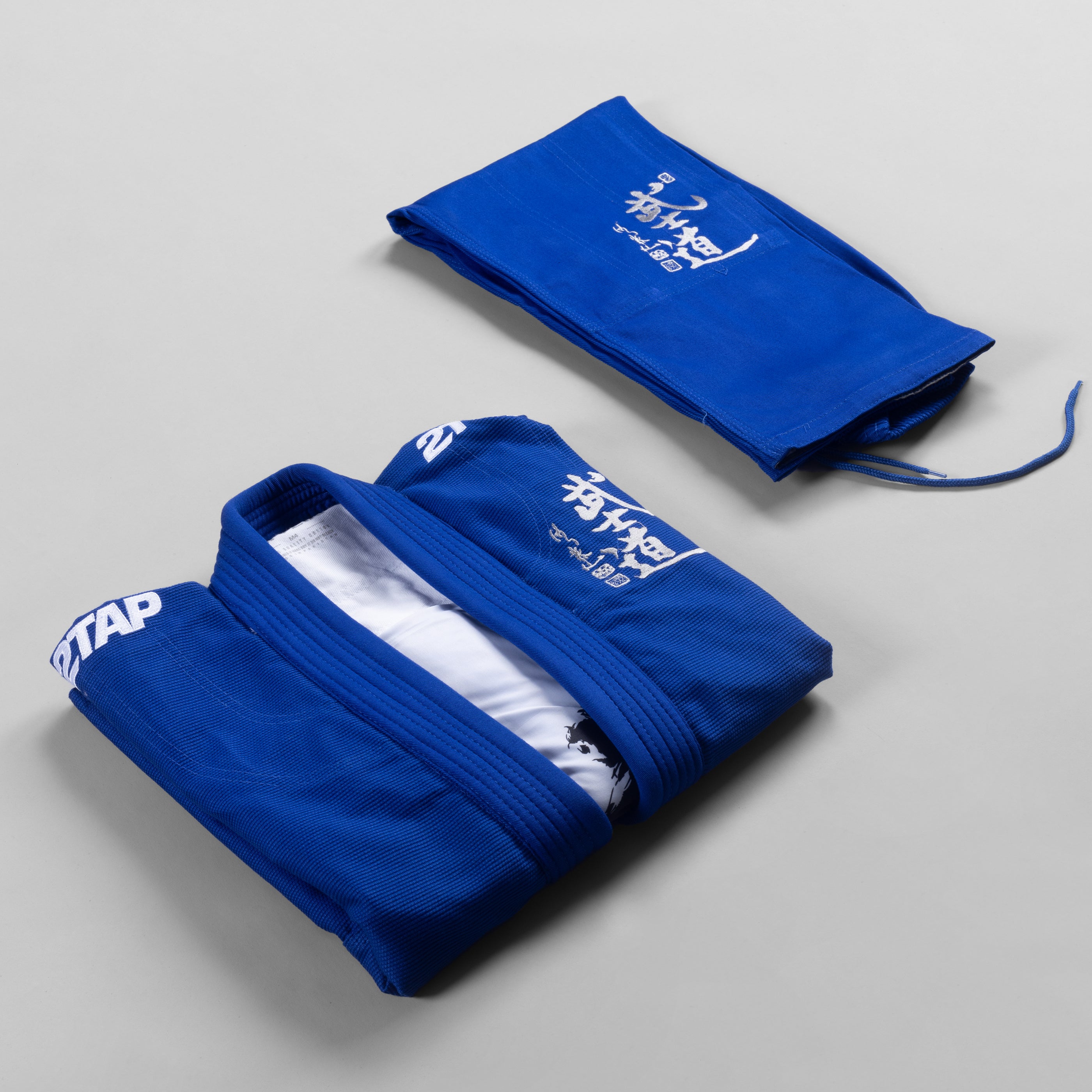 'Musashi' Jiu-Jitsu Gi Uniform - Blue/White 2TUF2TAP