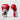 'Marauder' Boxing Gloves - Red/Silver 2TUF2TAP
