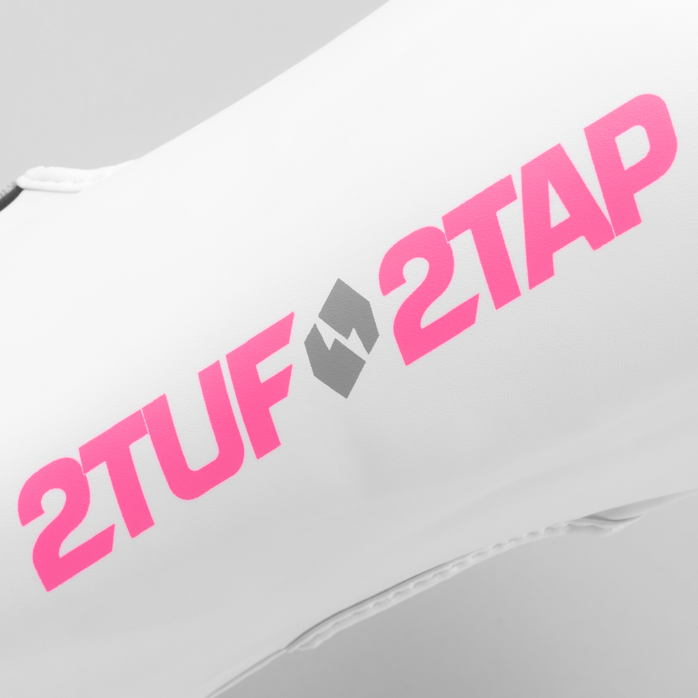 'Elite' Shin Instep Guards - White/Pink 2TUF2TAP