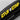 'Sting' Shin Instep Guards - Black/Yellow 2TUF2TAP