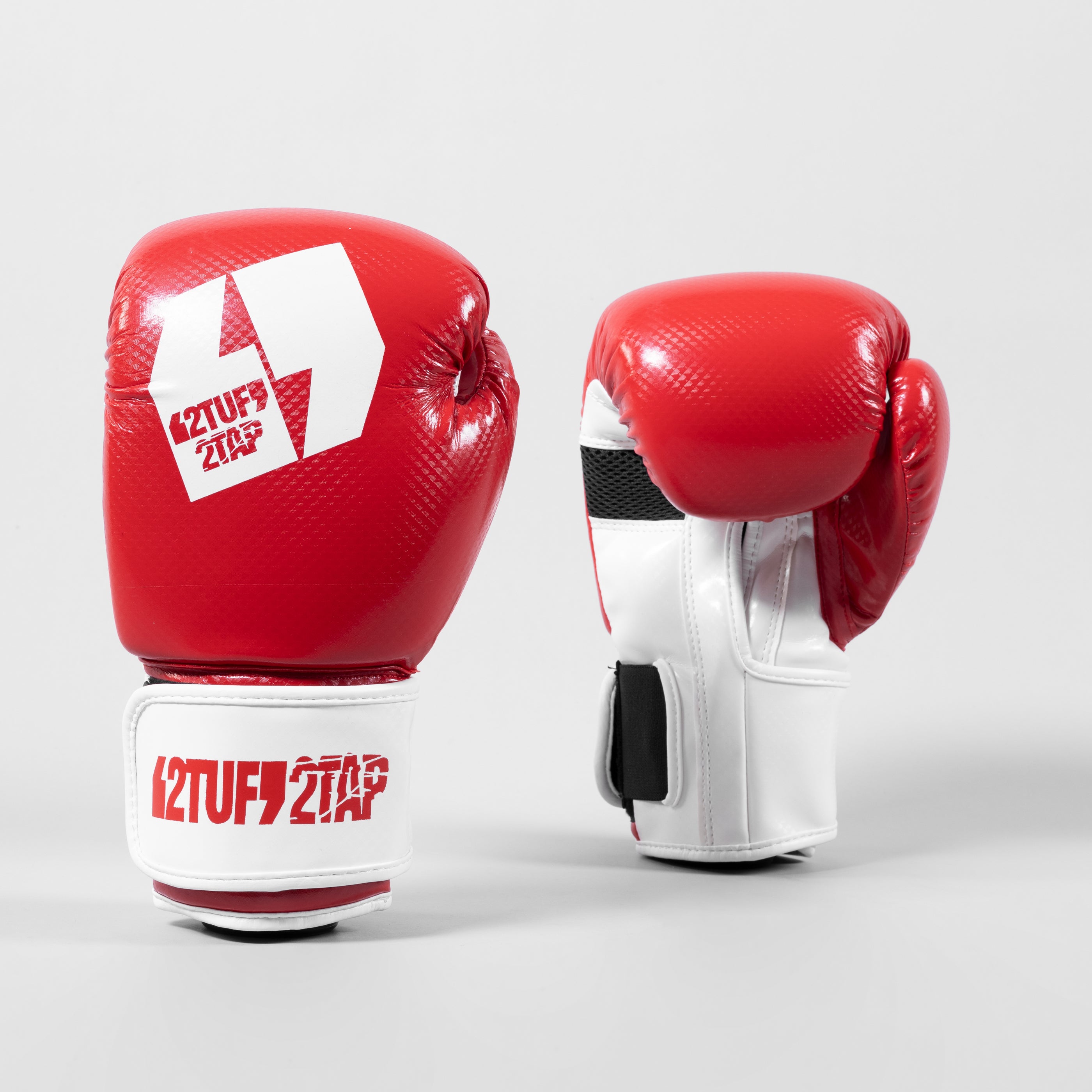 'Vintage' Boxing Gloves - Red/White 2TUF2TAP
