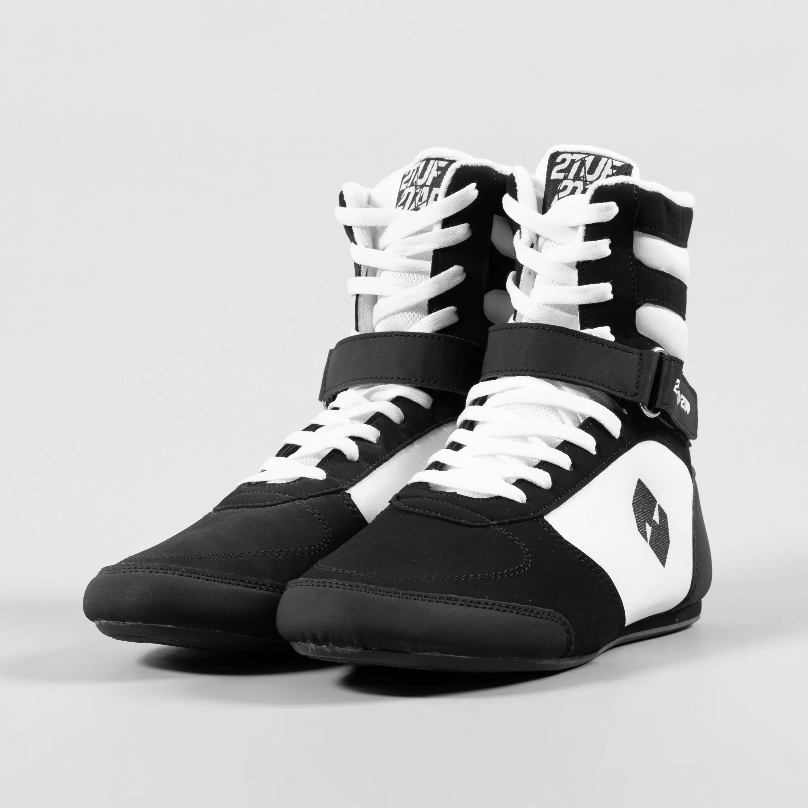 'Sonic' Boxing Shoes - White/Black 2TUF2TAP